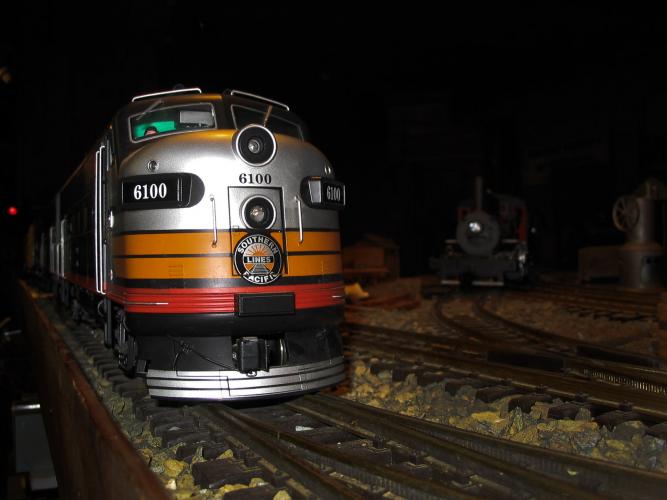 Low key photography is easier than high key, since so many locomotives are black, but it's still important to look for a chance to shoot with a black background. This is pretty easy to do with a flash, especially at night or indoors.