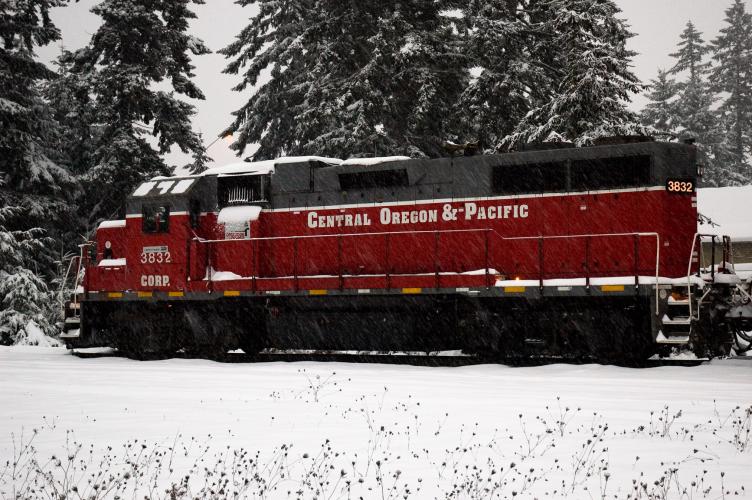 Look for opportunities for high key photography. This photo isn't really high key, but if the locomotive where white it might be. Perhaps I need to photograph my garden railway on a foggy morning with an LGB ICE train.