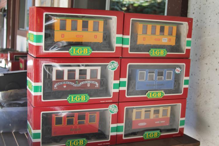 Passenger Cars and Postal Wagons